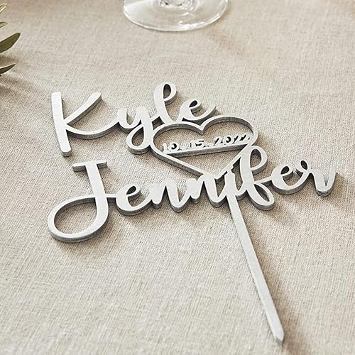 Miniatura 3 de Decoración para tartas de boda, decoración para tartas de boda, decoración de pastel de boda, novia y novio, personaliza tu propio aniversario Mr