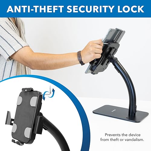 Miniatura 4 de Mount-It! Soporte antirrobo para encimera de quiosco de tableta | Soporte universal para tableta minorista compatible con iPad de 7.9 a 11 pulgadas
