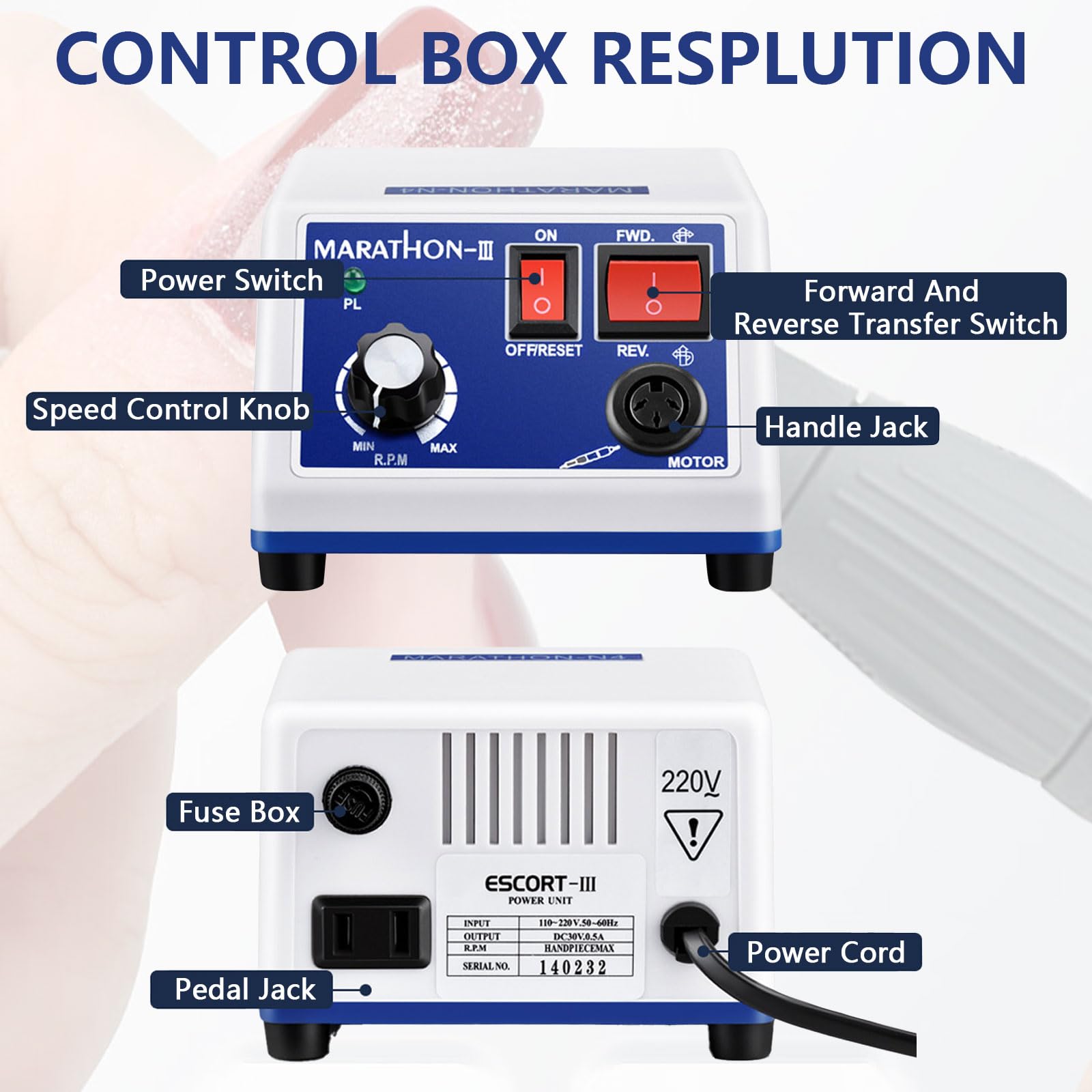 Micromotore Lucidatrice, Lucidatrice Da Laboratorio Per Gioielli, 65 W, 220 V, Micromotore Elettrico, 35.000 Giri/Min, Smerigliatrice Elettrica Per Gioielli Da Laboratorio, Ceramica E Lavori Su Vetro