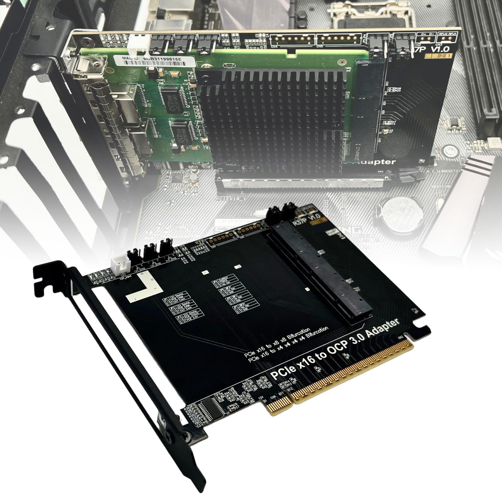 Scheda di rete di integrazione, NIC OCP da PCIe X16 a GenZ 4C+ SFFTA-1002 per server