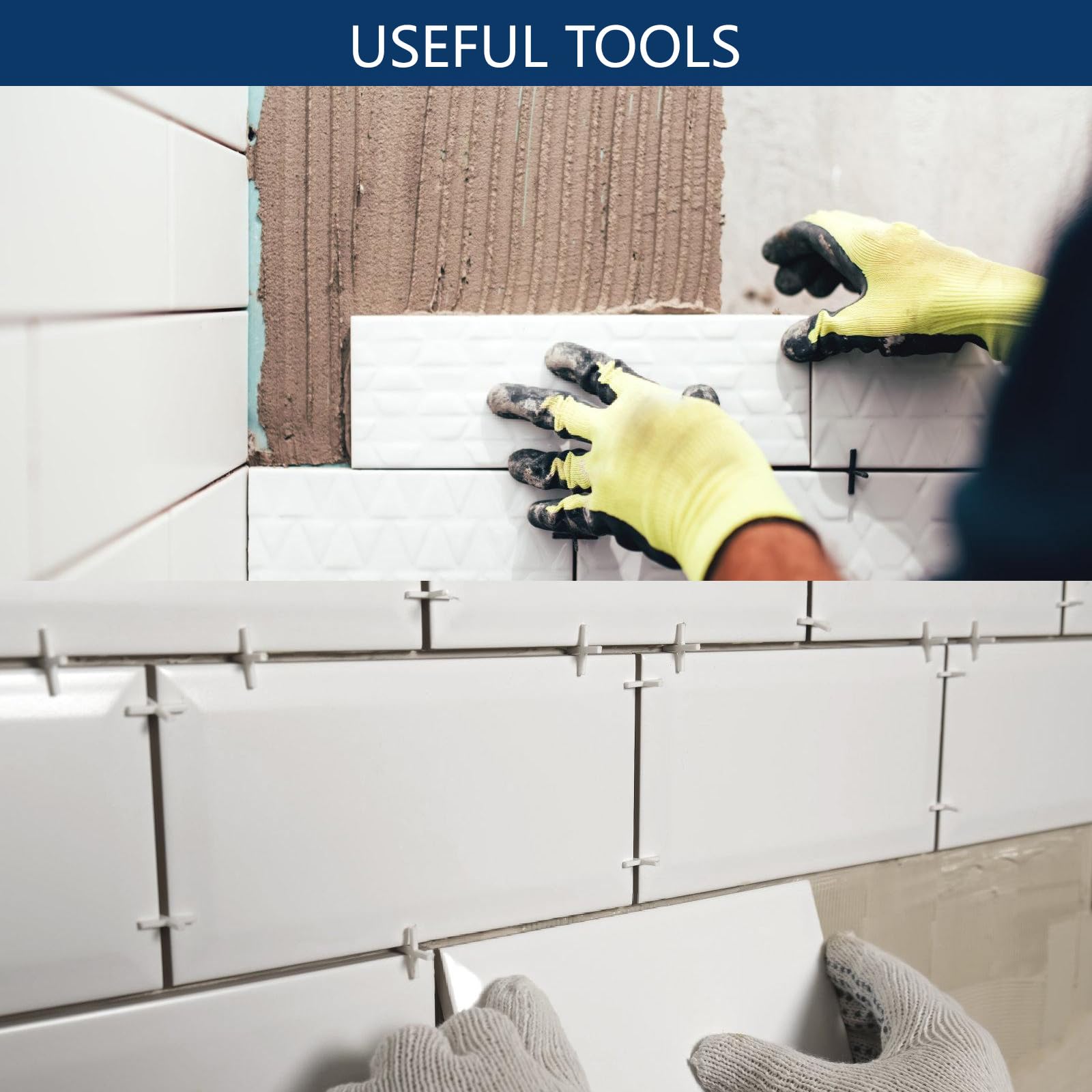 Dispensador de lechada reutilizable con distribuidor ergonómico de mortero antisuciedad para juntas de hormigón y renovación de azulejos, bolsa de mortero de piel sintética, embudo de acero