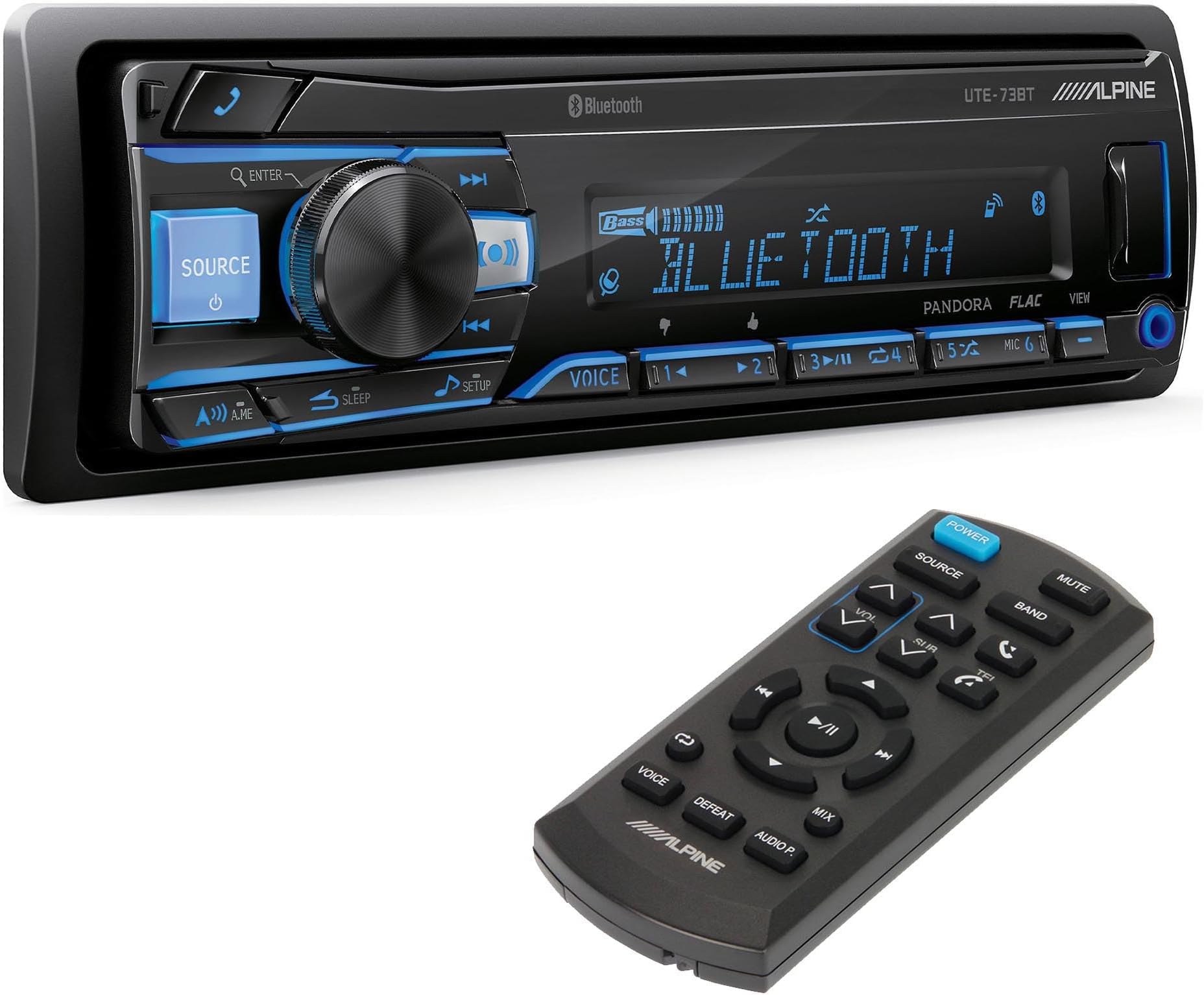 UTE-73BT Bluetooth® Multimedia Receiver & RUE-4360 Remote Bundle