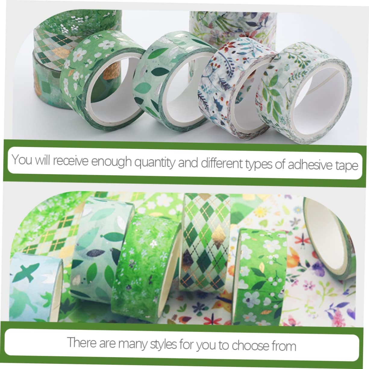 SHINEOFI 48rollos Cintas Washi De Floral Cinta para Scrapbooking y Manualidades para y Álbumes De