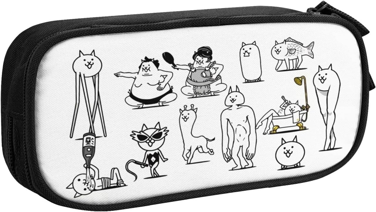 にゃんこ大戦争 ペンケース 筆箱 大容量 筆入れ The Batte Cats 文具ケース ペン袋 おしゃれ かわいい 小学生 中学生 高校生 大学生 男の子 女の子 お祝い プレゼント
