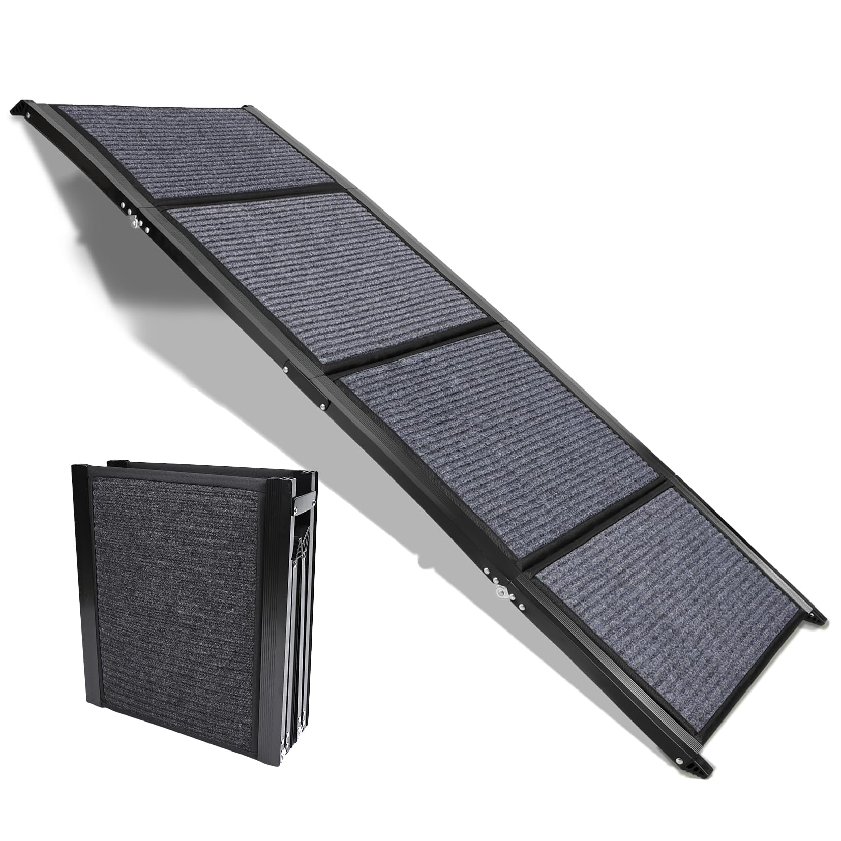 Rampe portable pour voiture 160 cm largeur 44 cm avec surface antidérapante pour chiens taille moyenne et grande