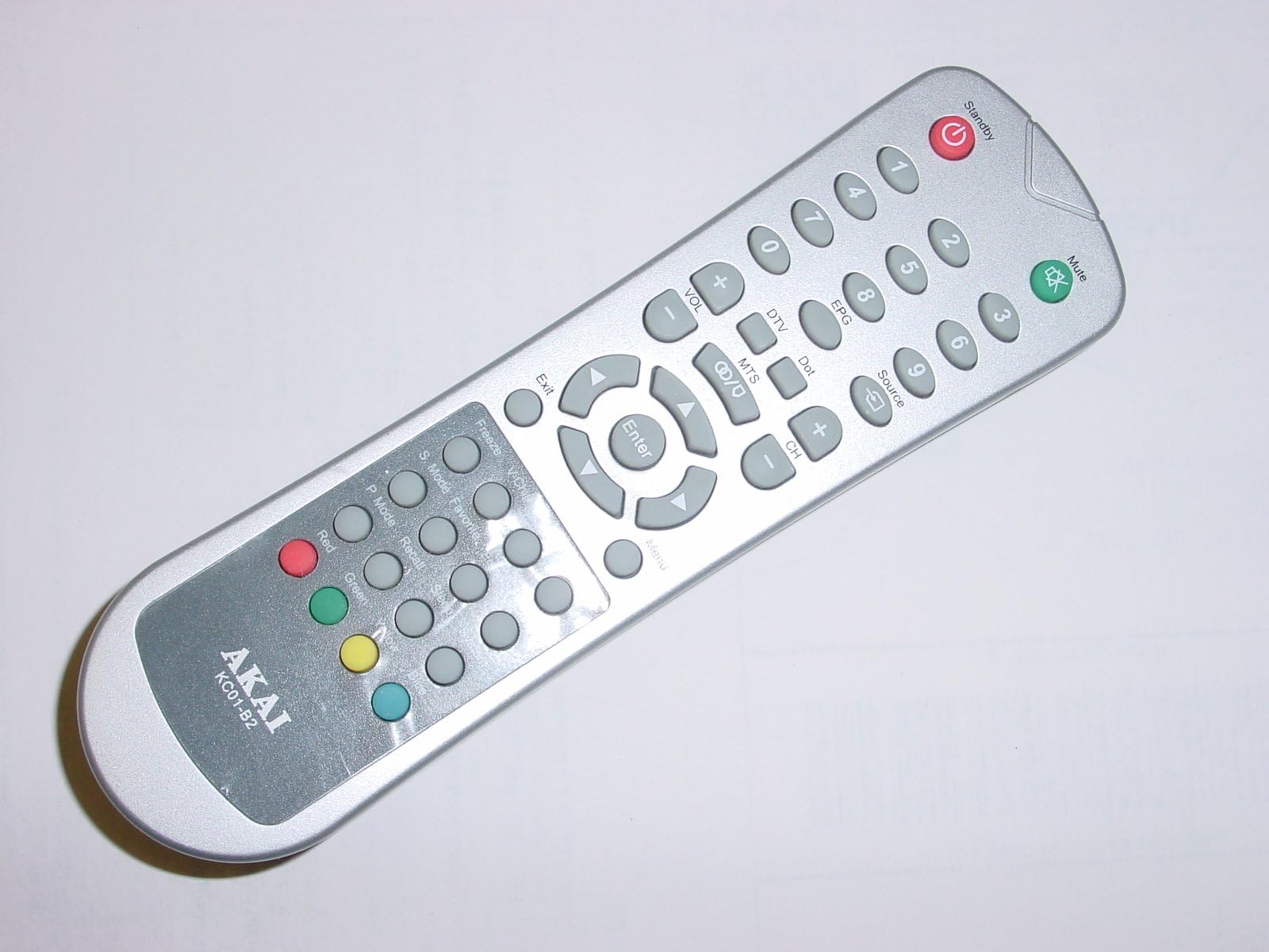 Akai KC01-B2 LCD TV System Remote Control for LCT2785TA, LCT3285TA, LCT2785TAJ