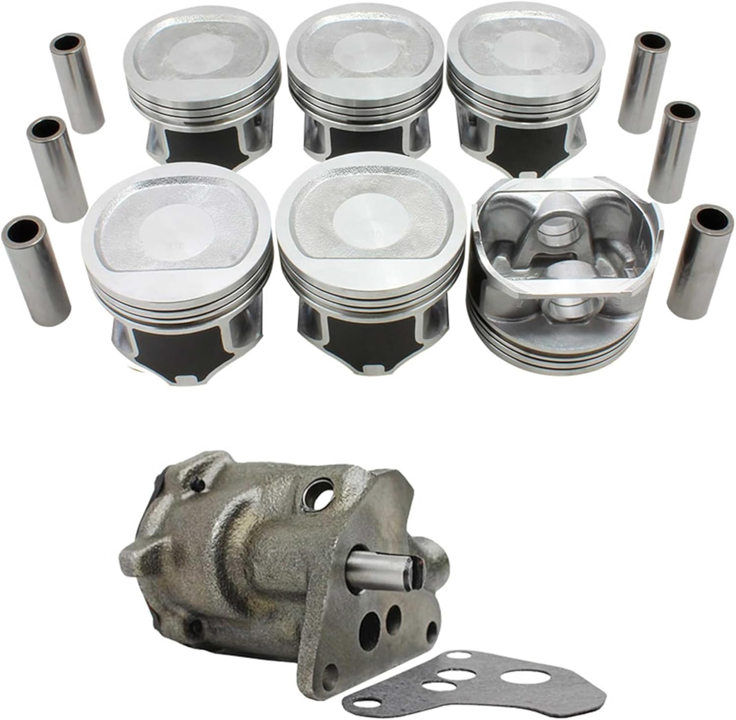 DNJ EK1126M Master Engine Rebuild Kit for 1996-1998 Jeep Cherokee Grand Cherokee Wrangler 4.0L L6 12V OHV 242cid