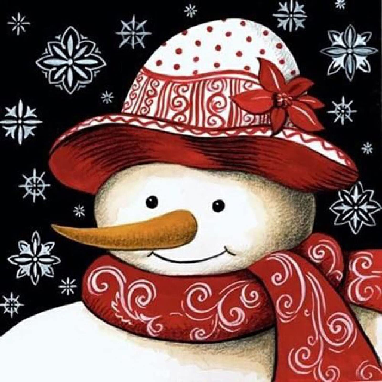 Peinture diamant point de croix complet broderie diamant rond noël pour mosaïque strass