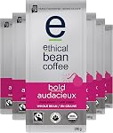 Ethical Bean Fairtrade Organic Coffee, Decaf Dark Roast, Whole Bean Coffee