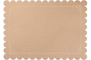 Juvale Blank Placemats for Seamless Dining and Entertainment