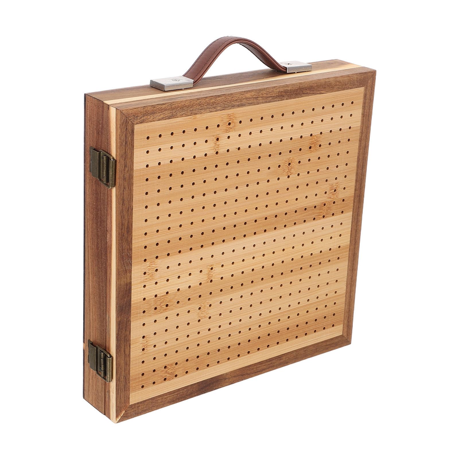 Tabla de Bloqueo de Ganchillo Portátil de Madera con Cajón