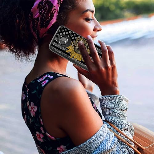 Miniatura 10 de BWOOLL Funda para Motorola Moto Z4  Moto Z4 Play, PC duro híbrido y silicona suave de doble capa, protección a prueba de golpes, cita versículo de