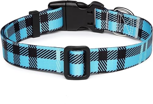 Miniatura 2 de Mercano Collar ajustable para perro, patrones de diseño especial, collar de nailon suave, cómodo y duradero, para perros pequeños, medianos y