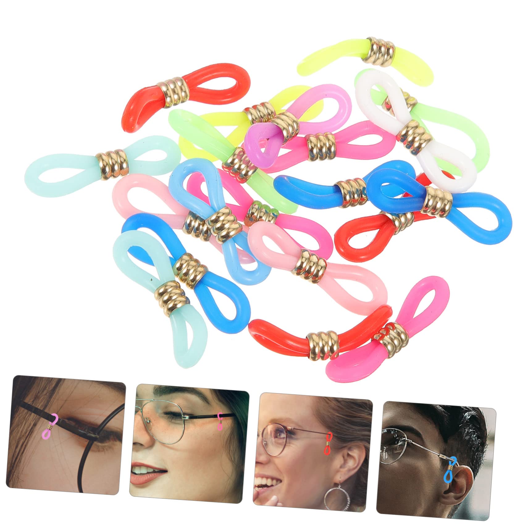BESPORTBLE Hebilla Antideslizante Para Cadena De Gafas Correas Para Gafas Soporte De Cadena Para Cordón Cordones Para Gafas Para Mujer Cadena Para Gafas Para Mujer Cable Para Gafas