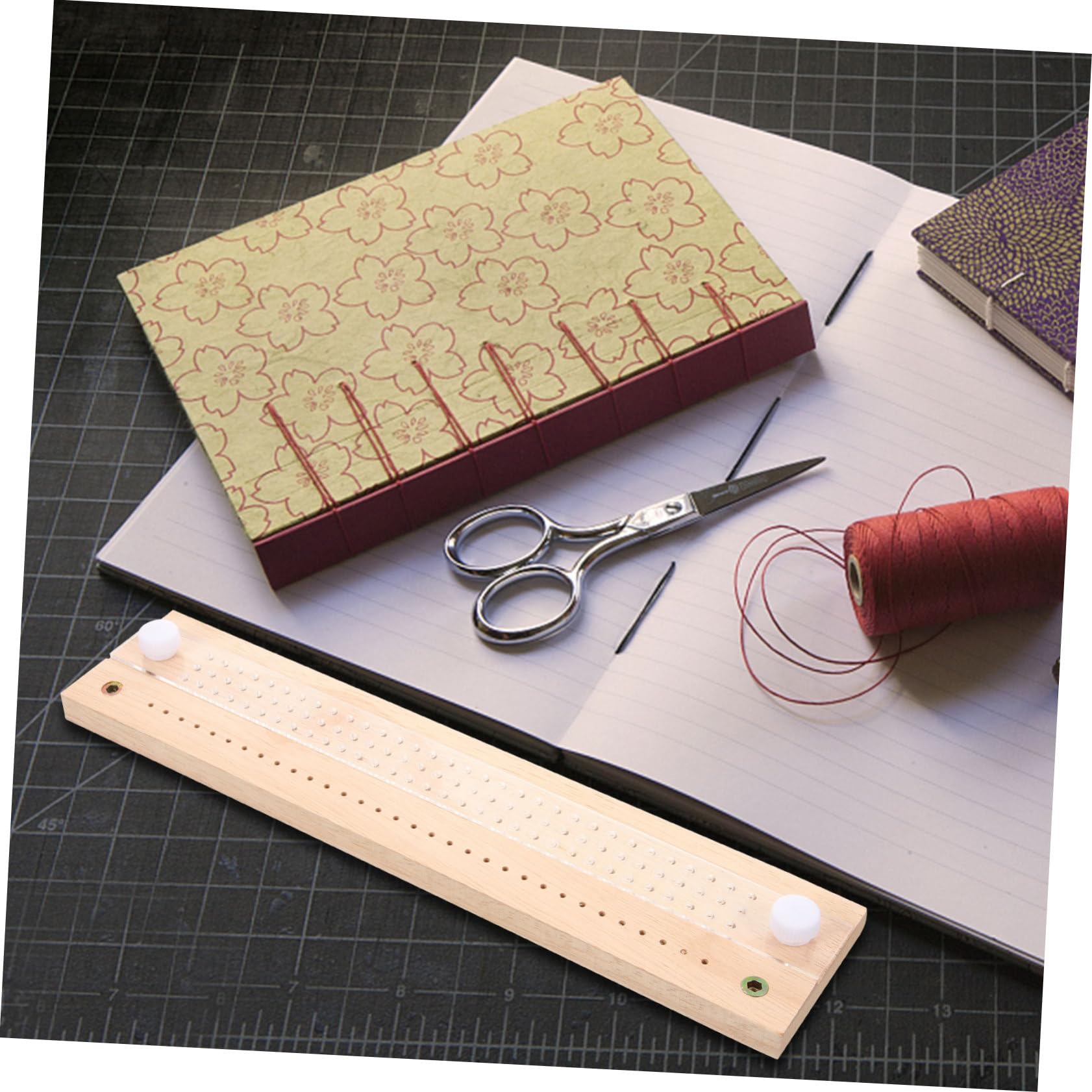 Kit Di Rilegatura Libri Ago e Spilli Per Rilegatura Manuale Strumenti Fai Da Te Per Documenti Cartacei e Quaderni