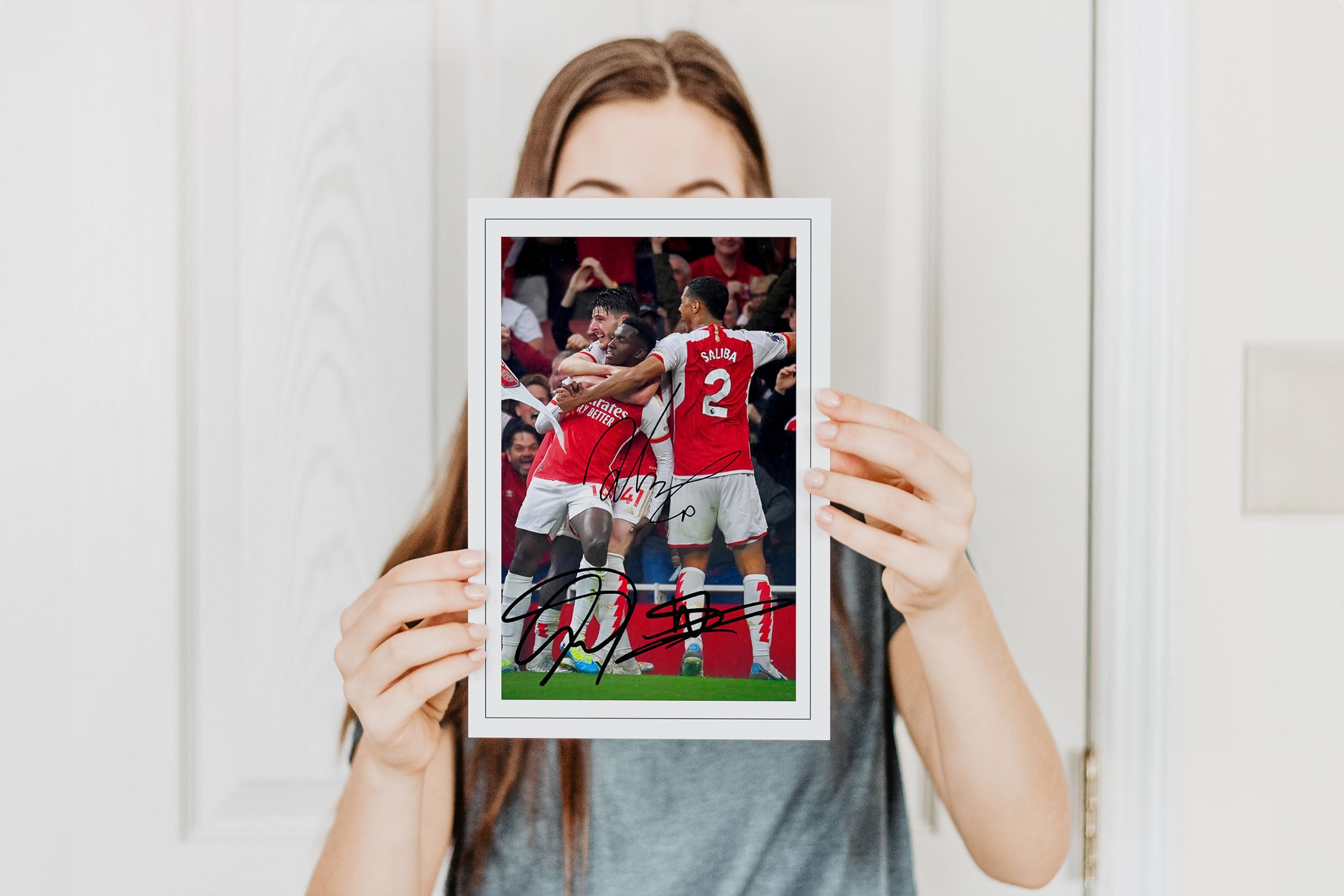 RJR PRINTS Eddie Nketiah, Declan Rice & William Saliba - Image 4