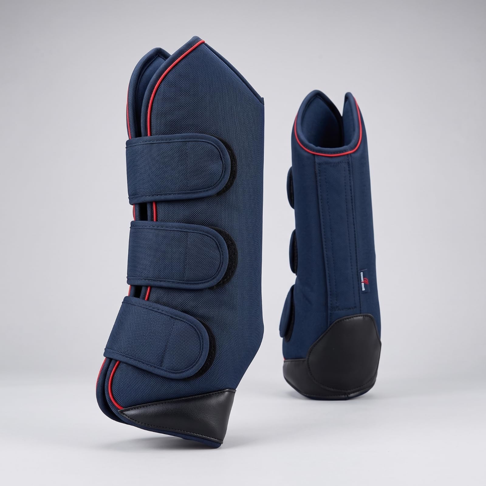 Protectores de Pierna para Caballo Botas de Viaje Guindaletas Cañoneras con Fijación Múltiple de Que Mantiene en Su Sitio Adecuados para Transporte Entrenamiento