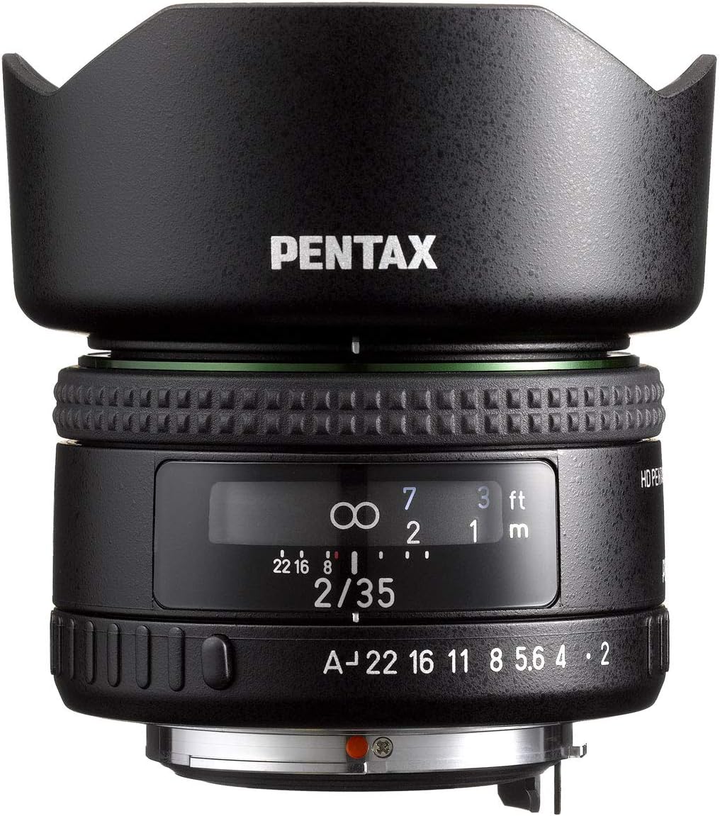 Pentax HD PENTAX-FA35mmF2 Wide Angle Monofocal Lens (Full Size Compatible), Good Picture Performance, High Performance HD Coating, Compact and Lightweight Design, Close-Up Shooting 11.8 inches (30