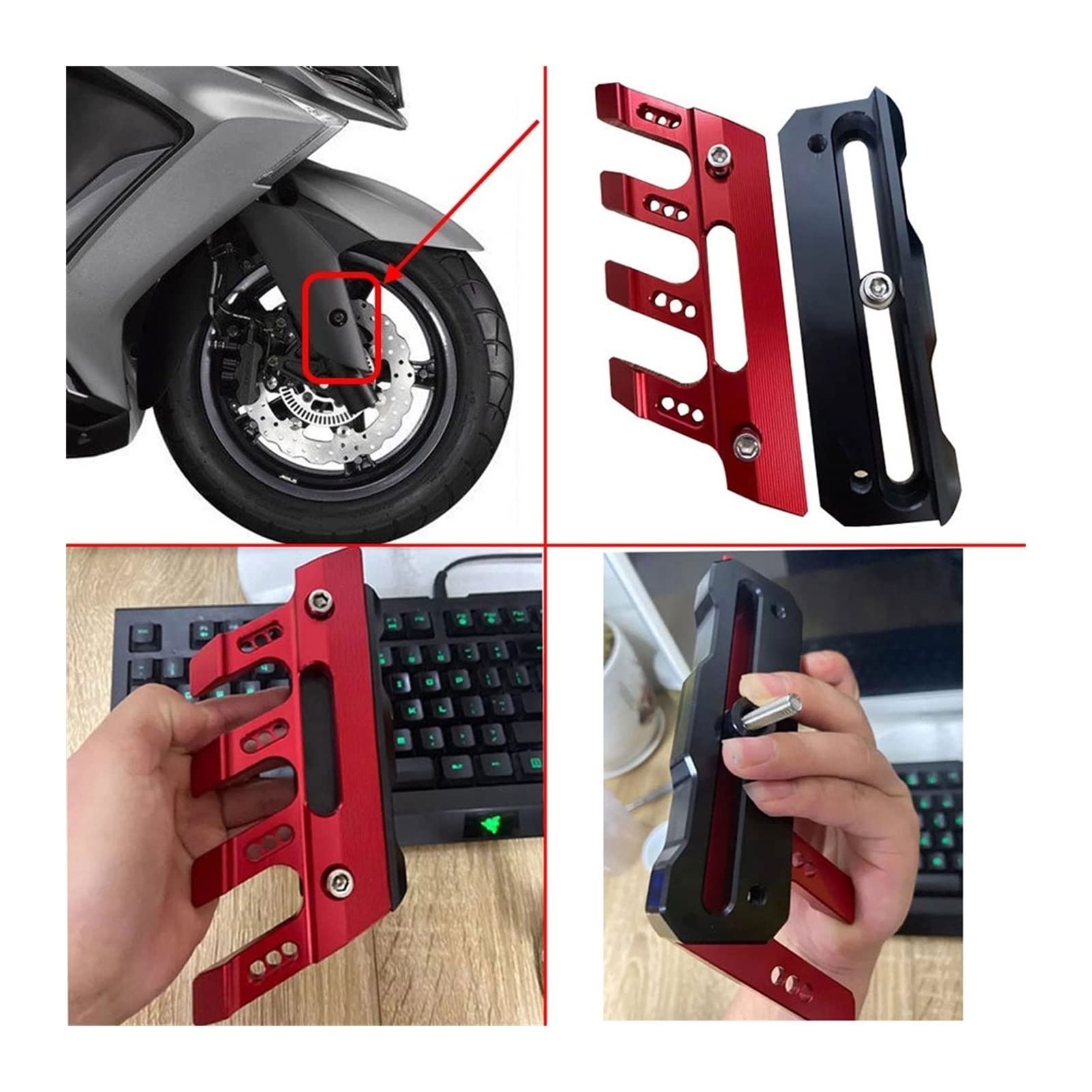 オートバイの落下防止 フロントフェンダー スライダー プロテクター