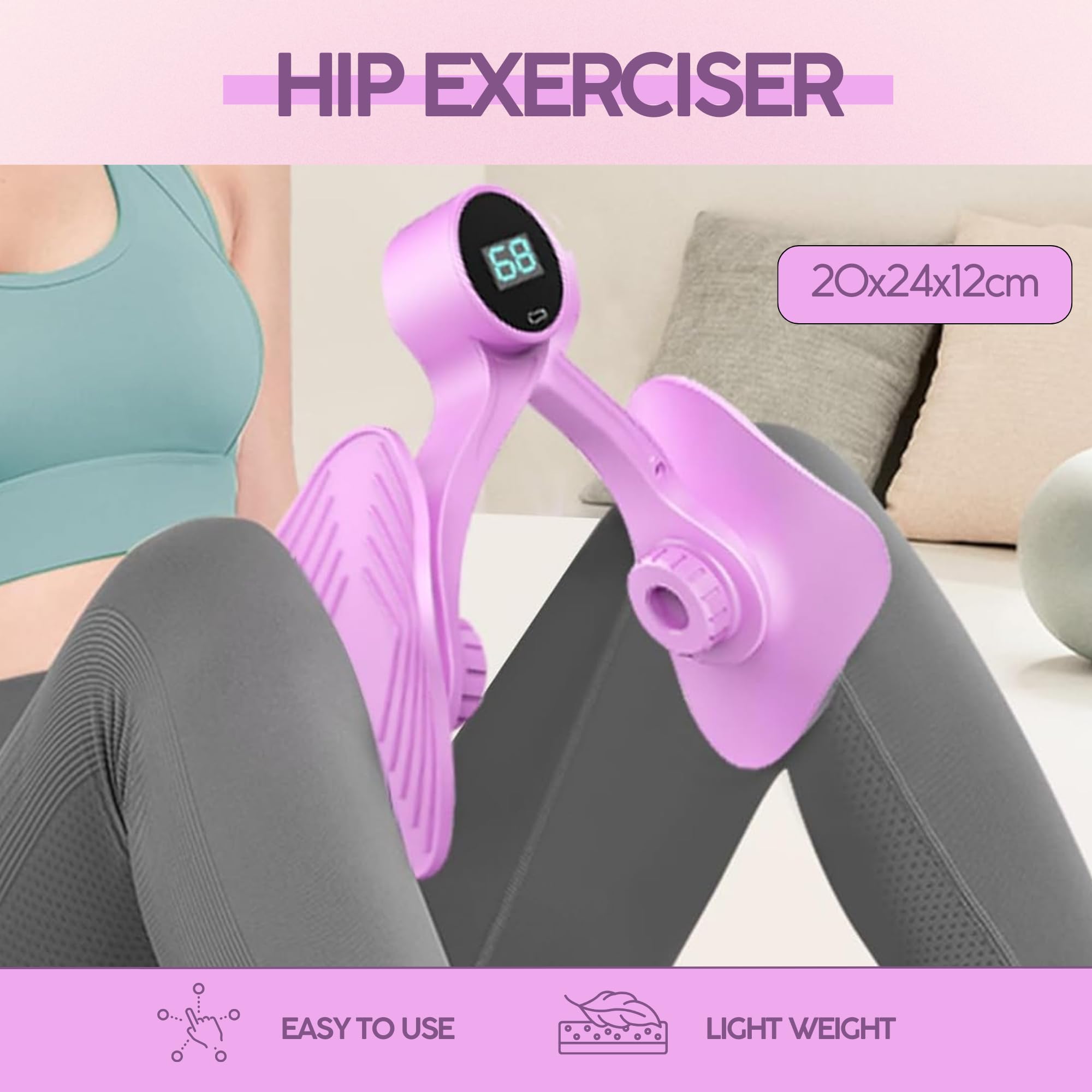 Allenatore Per Cosce E Pavimento Pelvico - Attrezzo Per Gambe E Glutei - Foto 4