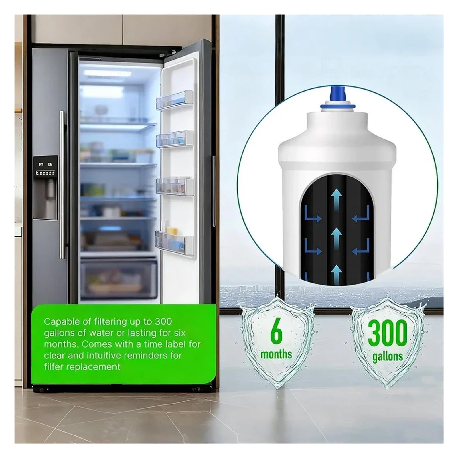 Filtro De Agua For Refrigerador DA29-10105J, Compatible Con GXRTQ HAFEX EXP