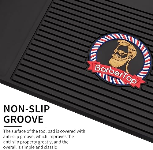 Miniatura 4 de Tapete organizador de herramientas de peluquería tapete de cortadora tapete magnético flexible y antideslizante almohadilla de estación de tira