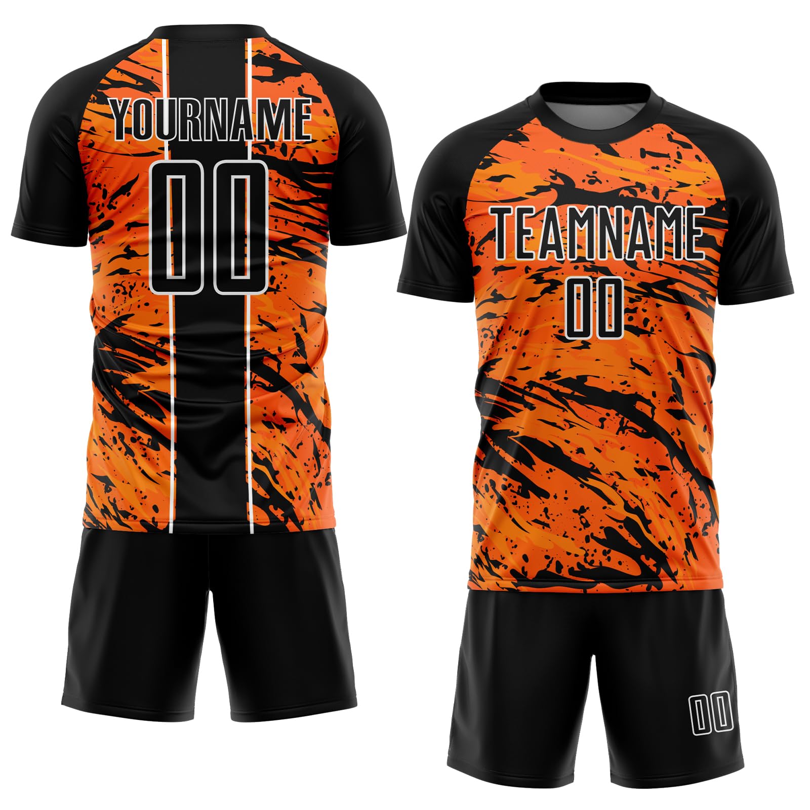 Custom Soccer Jerseys Personalized Sports T-Shirts and Shorts Sets Design Football Team Uniforms for Men Women Youth