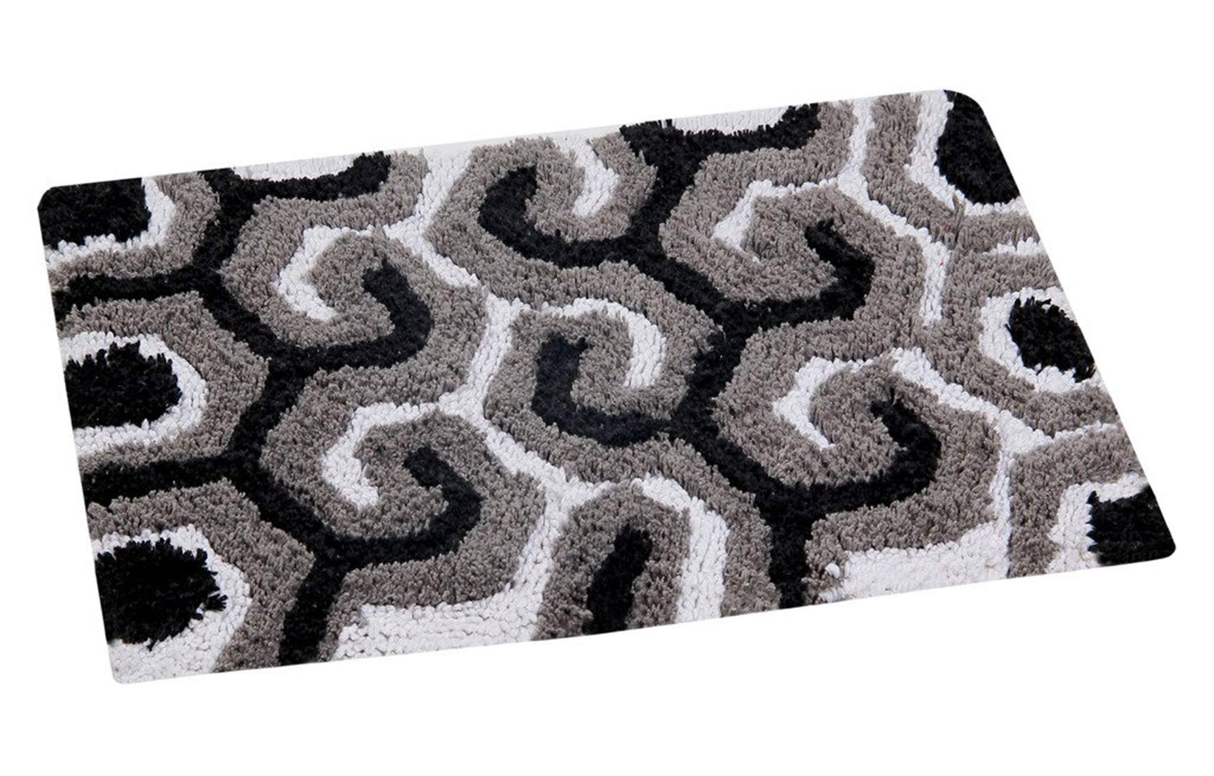 AAZEEM Abstract Cotton Door Mat - 16"" x24, Multicolour (SH_2021)