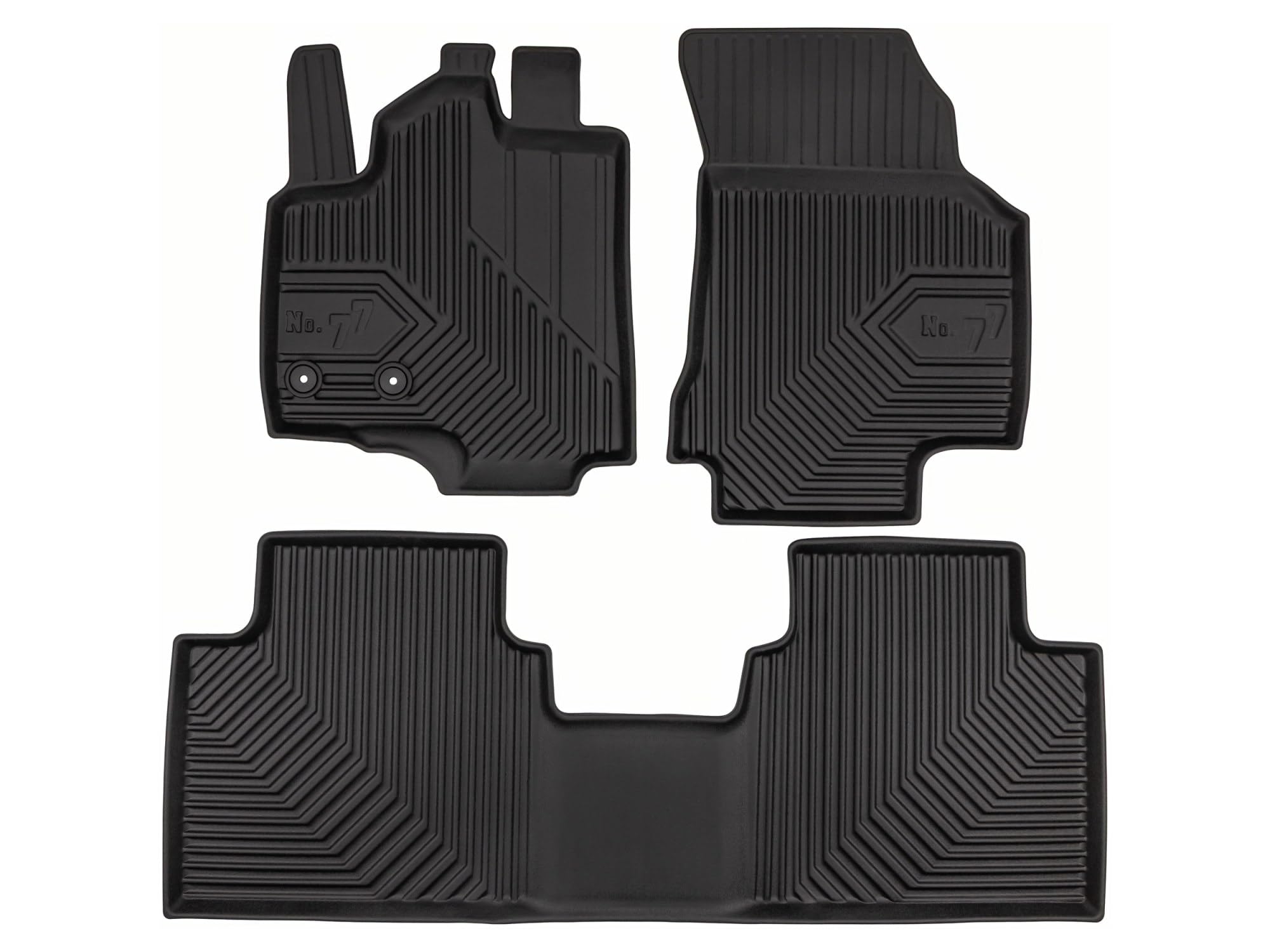 Dywaniki 3D TPE kompatybilne z JAC JS6 (2025-), komplet, NO77