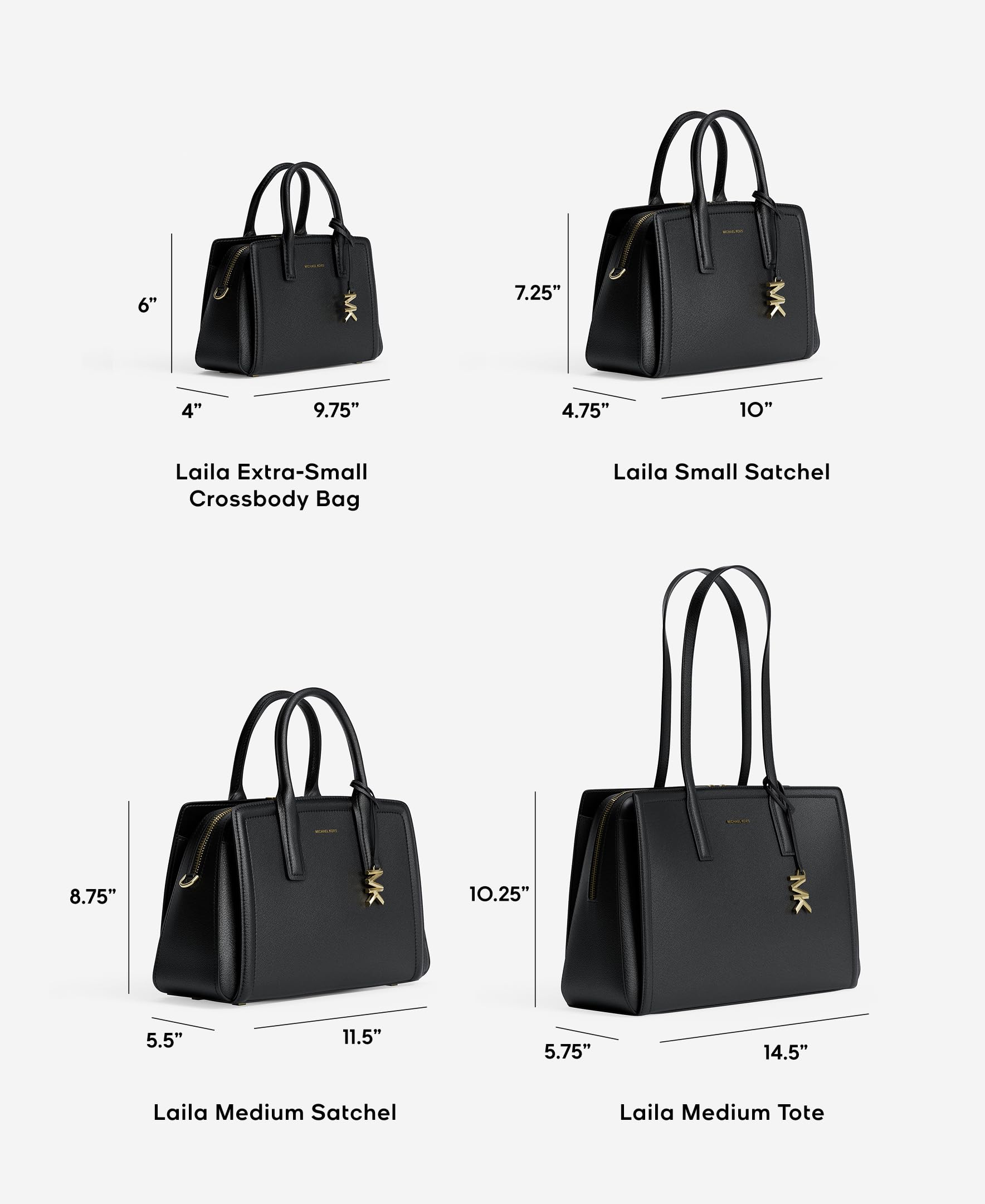 Michael Kors Laila Small Satchel, Sac à bandoulière