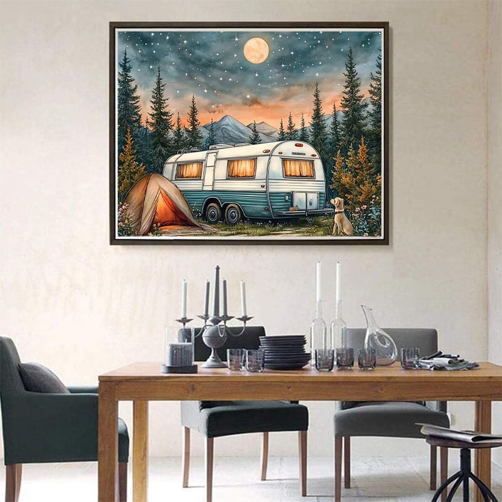 Samochodowy obraz diamentowy dla dorosłych, duży, XXL, 90 x 120 cm, zestaw do malowania diamentami 5D, zestaw do majsterkowania, dla dziewczynek 8 lat, zestaw do majsterkowania, dla początkujących