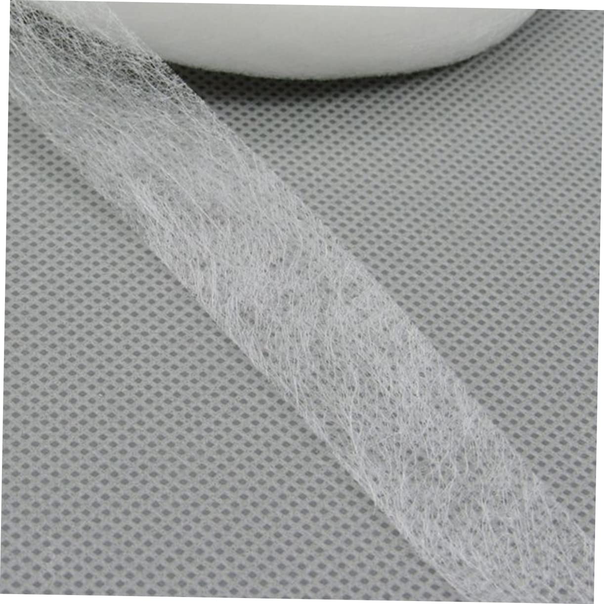 12rouleaux Ruban Thermocollant Double-sided Non-tissé Pour Vêtements De Blanc Adhésif Pour Ourlets Et Réparations Textiles