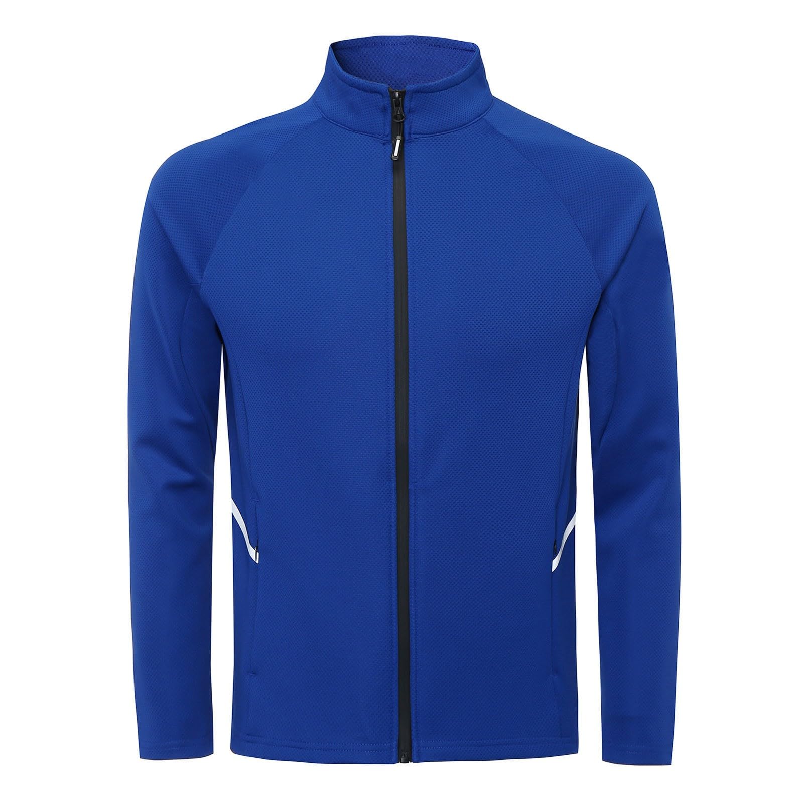 Generisch Kurze Jacke Damen Zum Kleid Vielseitige Outdoor-Jacke mit Reißverschlusskragen für Laufen und Fitness – Leichte, langärmlige Outdoor-Sportbekleidung