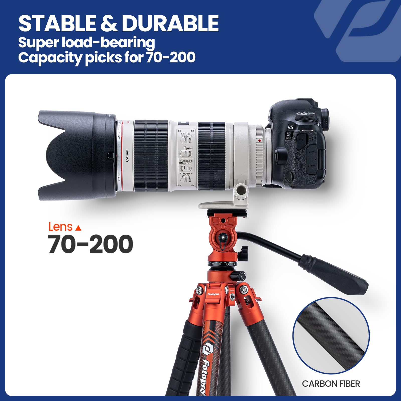 Fotopro X-Aircross 3 Lite Video 64 pollici leggero treppiede da viaggio con testa fluida 1,0 kg ultra leggero portatile professionale video viaggio treppiede in fibra di carbonio per fotocamera DSLR