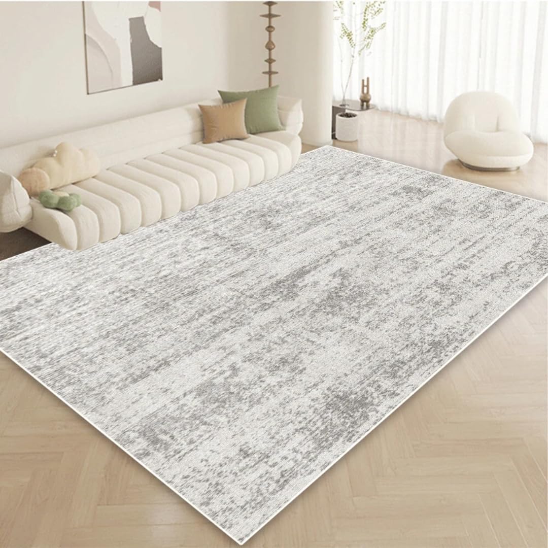 Tapis minimaliste moderne haut de gamme et clair sans peluches 140x200