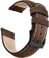 Vista 12 de Ritche Correas de Reloj de Cuero de Liberación Rápida Regalo de Navidad, Correas de Reloj Genuinas para Hombres y Mujeres, Correa de Reloj de Cuero