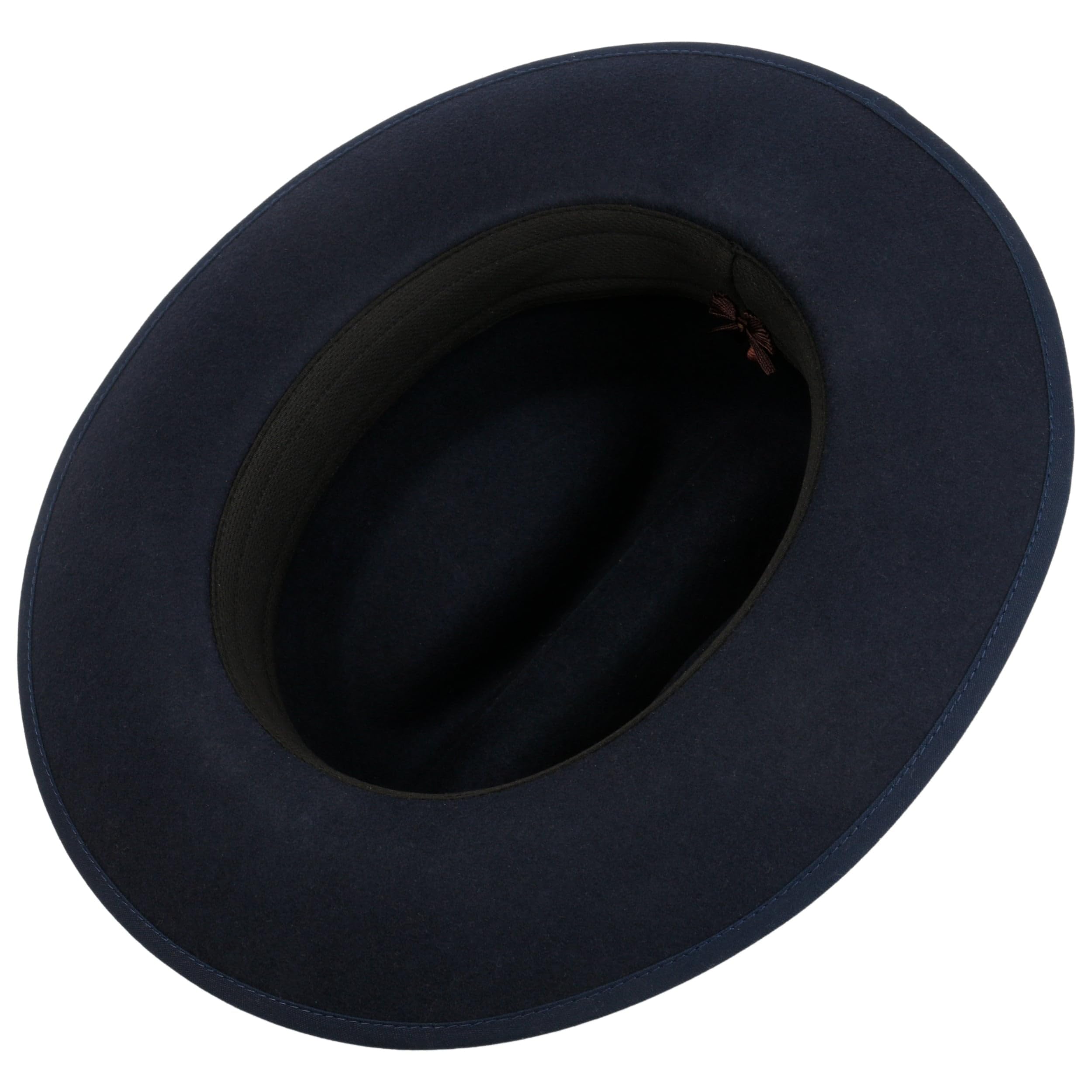 Stetson Plains Cattleman Sombrero Western Unicolor con Banda Textil Hombre Otono Invierno