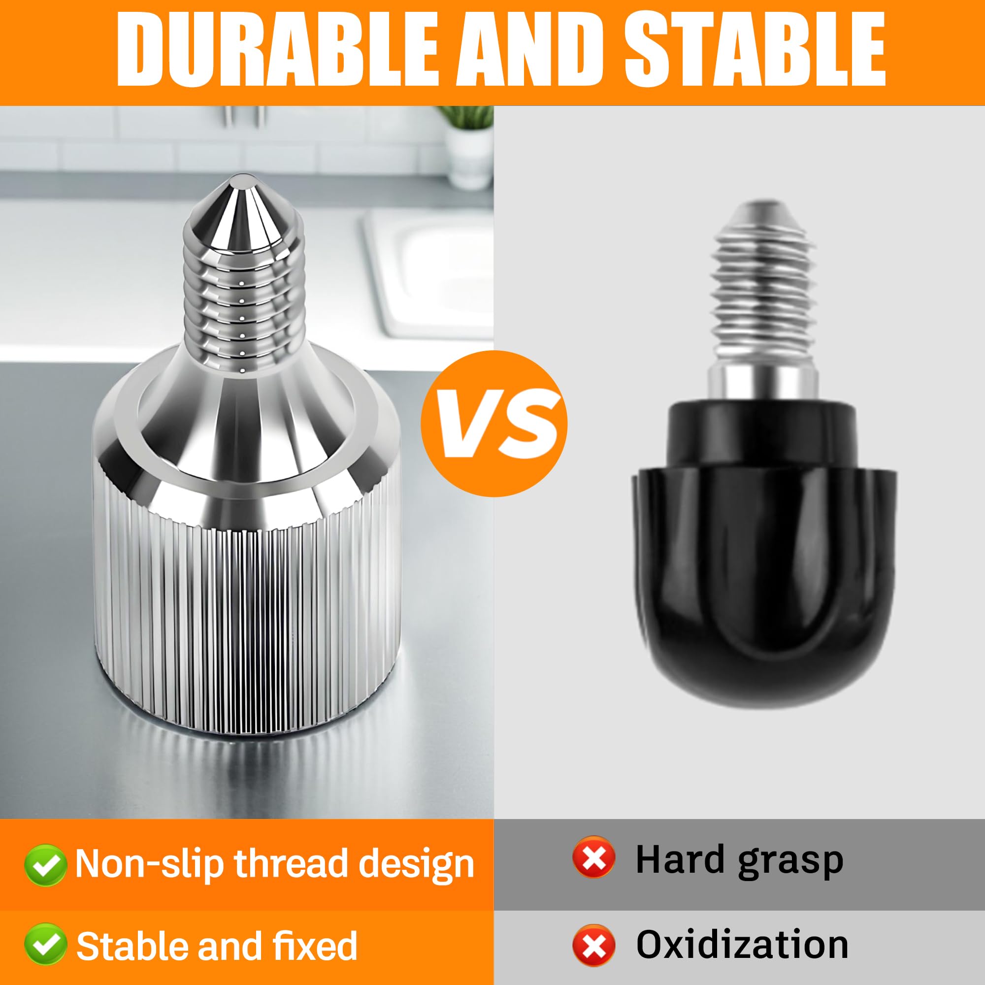 Accessori per viti di fissaggio compatibili con accessori per mixer Kitchenaid da 3,5 e 8 litri (vite in acciaio inox)