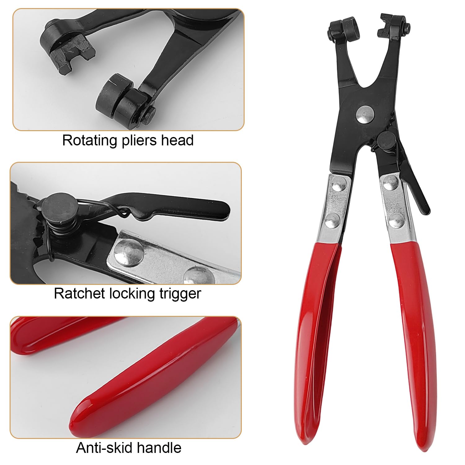 Set 300 Fascette Stringitubo Con Pinza - 10 Misure Da 5 A 18mm Per Tubi Flessibili - Foto 8