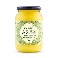 Vista 11 de Sarthak Satvik A2 Cow's Ghee Grazing Pure Desi Cow Usando el método tradicional de Bilona Ayuda a desarrollar fuerza ósea y mejora