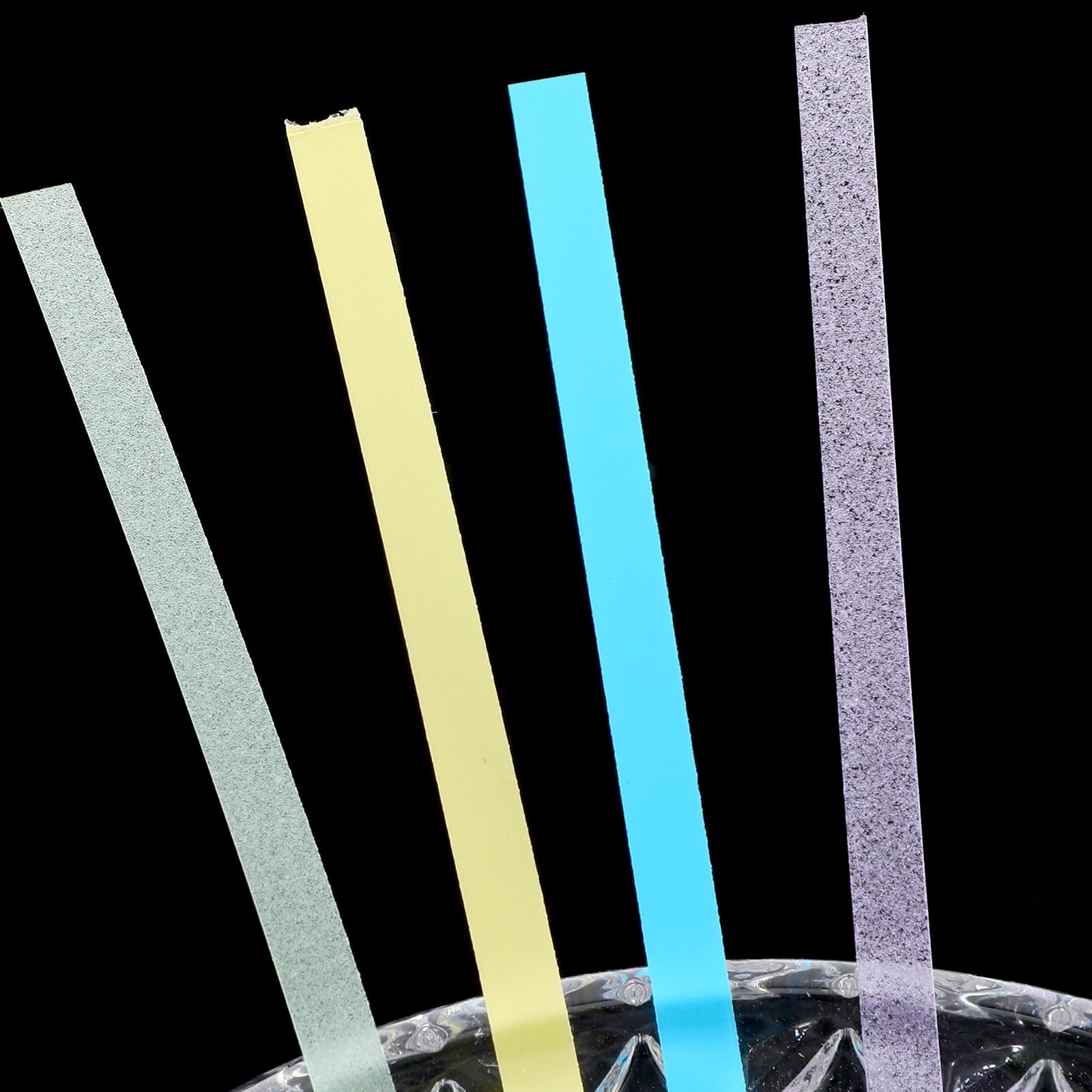 Qianyu 60 tiras de pulido dental, herramienta de lijado dental 4 mm x 150 mm, tiras abrasivas universales