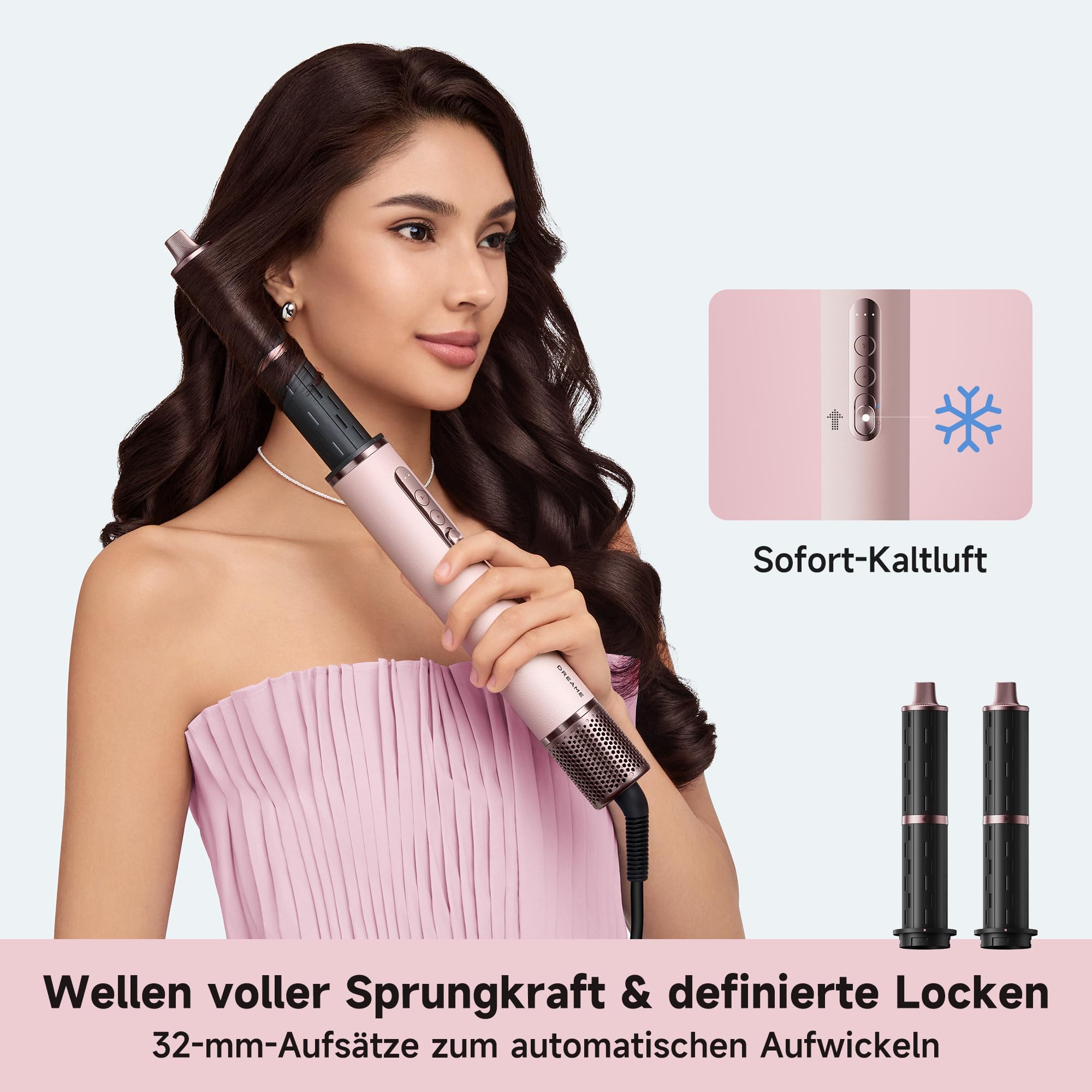 Dreame AirStyle Era Multi-Styler 8-in-1 Airflow Styling Schnelles Trocknen Glätten Locken Volumen Kaltluftfunktion
