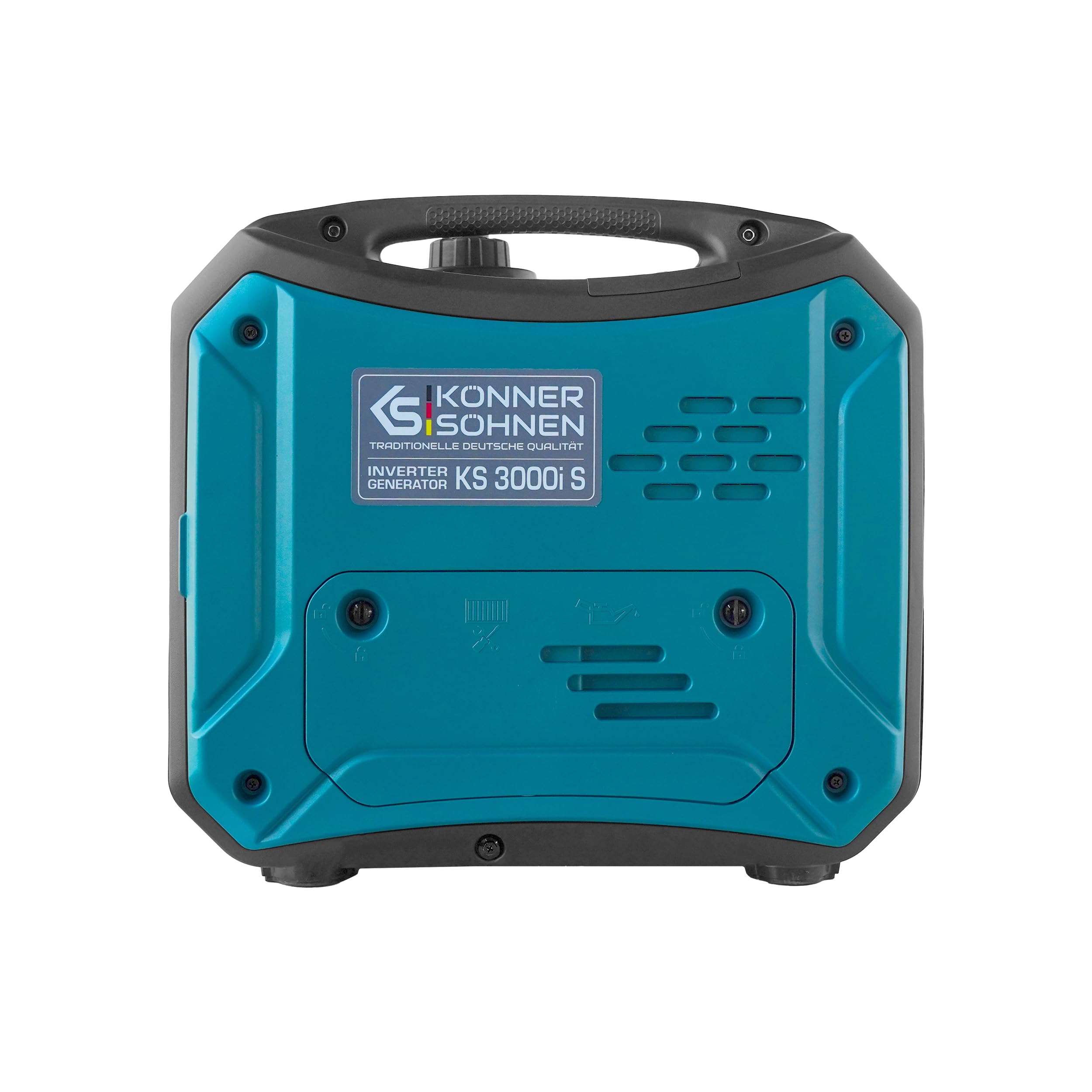 K&S Könner&Söhnen Generador de corriente KS 3000i S 3000 W con 3,3 kW de potencia máxima, generador de corriente con modo ecológico, generador de corriente de emergencia, onda sinusoidal pura