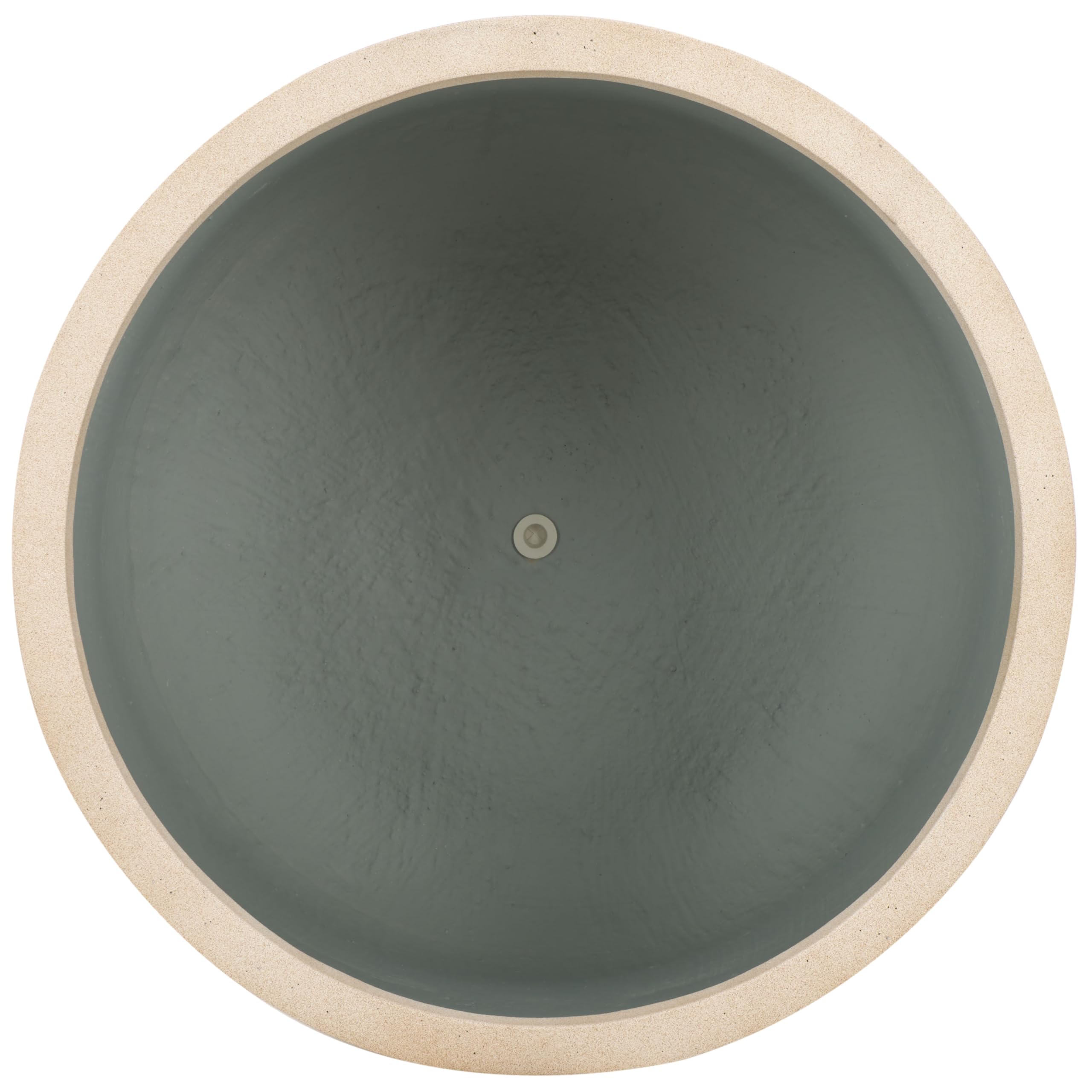 SAFAVIEH Ficonstein Pflanzgefäß, Beige, 58 x 58 x 46 cm