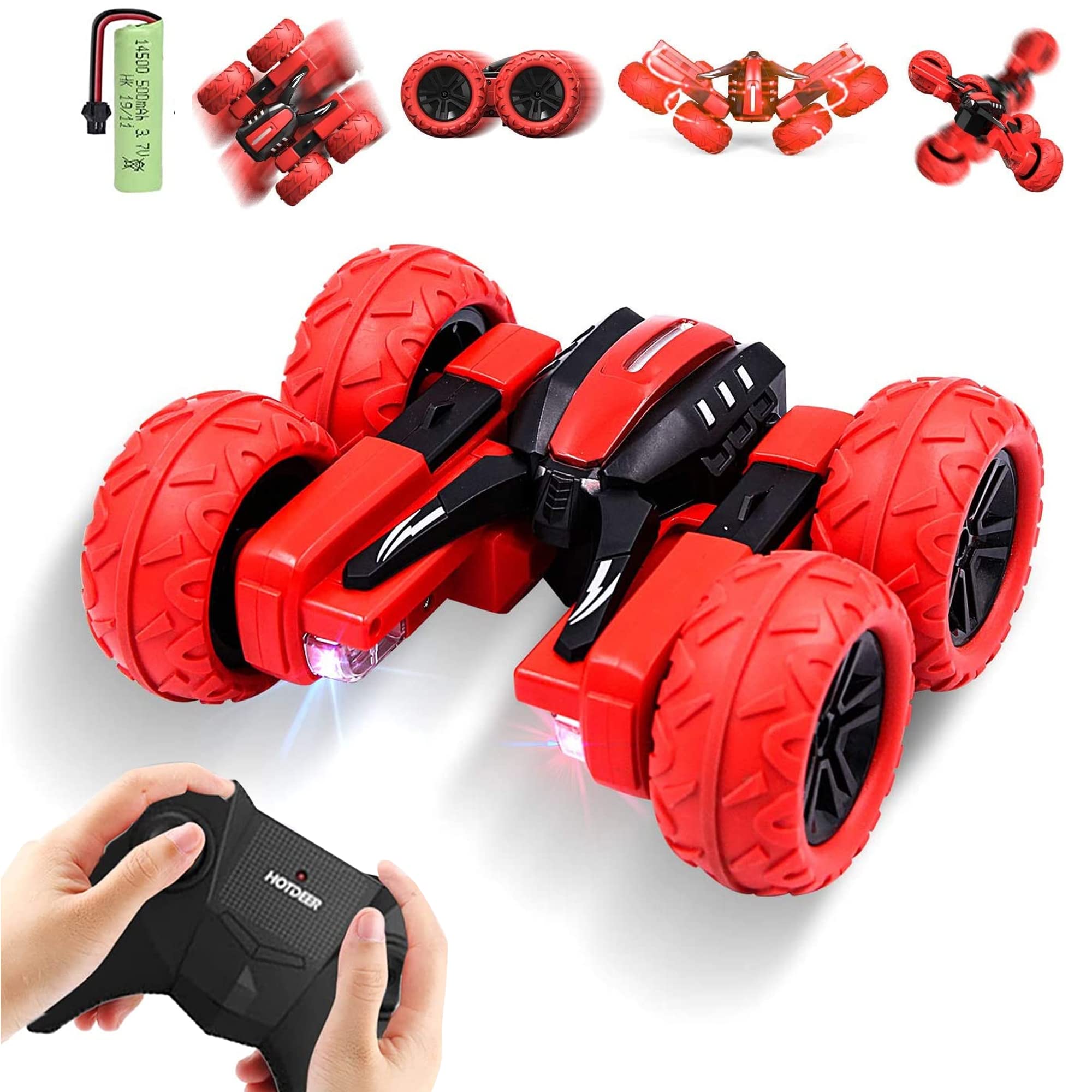 SWIFT Remote Control Stunt Car | 360° Rotating RC Car for Kids Ages 3-12 | Ideal Xmas & Birthday Gift Toy for Boys/Girls