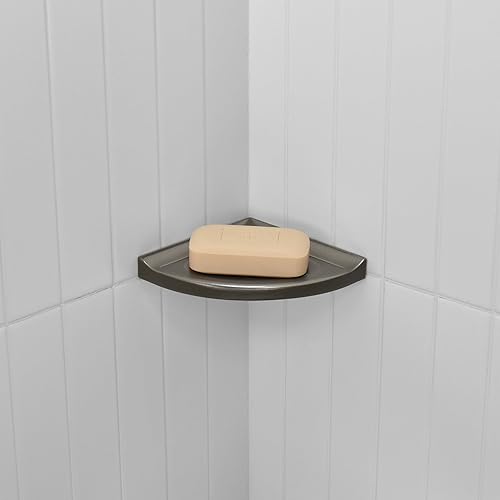 Miniatura 4 de Questech Decor - Jabonera de ducha, estante de ducha esquinero para paredes de ducha con azulejos, almacenamiento de baño, organizador de ducha de 5