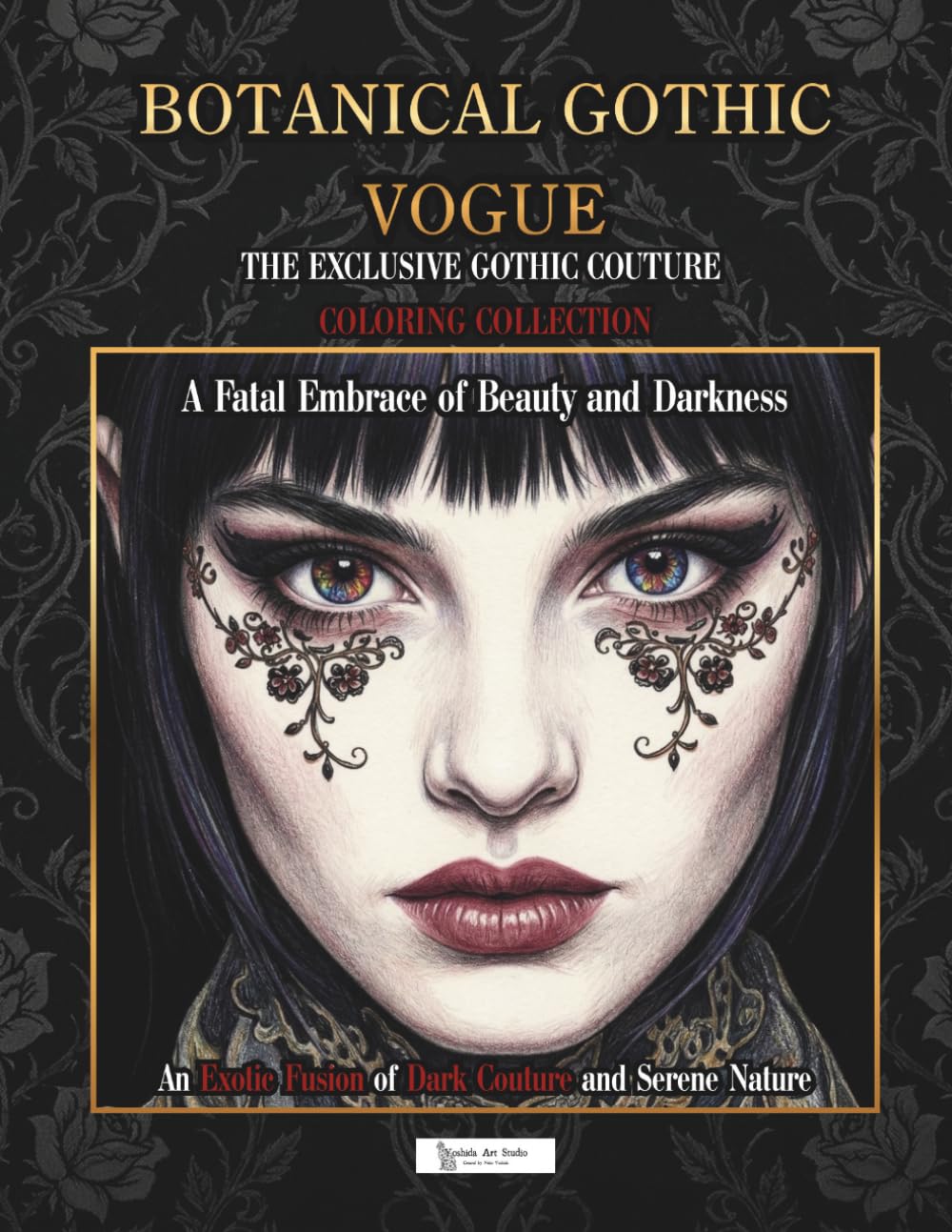 BOTANICAL GOTHIC VOGUE: An Exotic Fusion of Dark Couture and Serene Nature