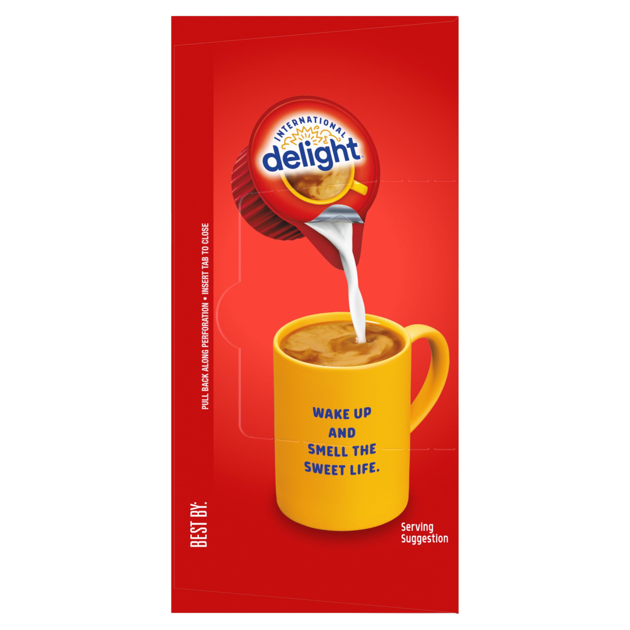 International Delight Crémier à café simple, sucré et crémeux, aromatisé longue durée de conservation, 24 carats, 2,4 ml, crémiers pré-portionnés