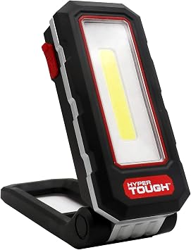 Hyper Tough 1000-Lumen Rechargeable LED Work Light 180 ROTATABLE & Foldable | Magnetic Base
