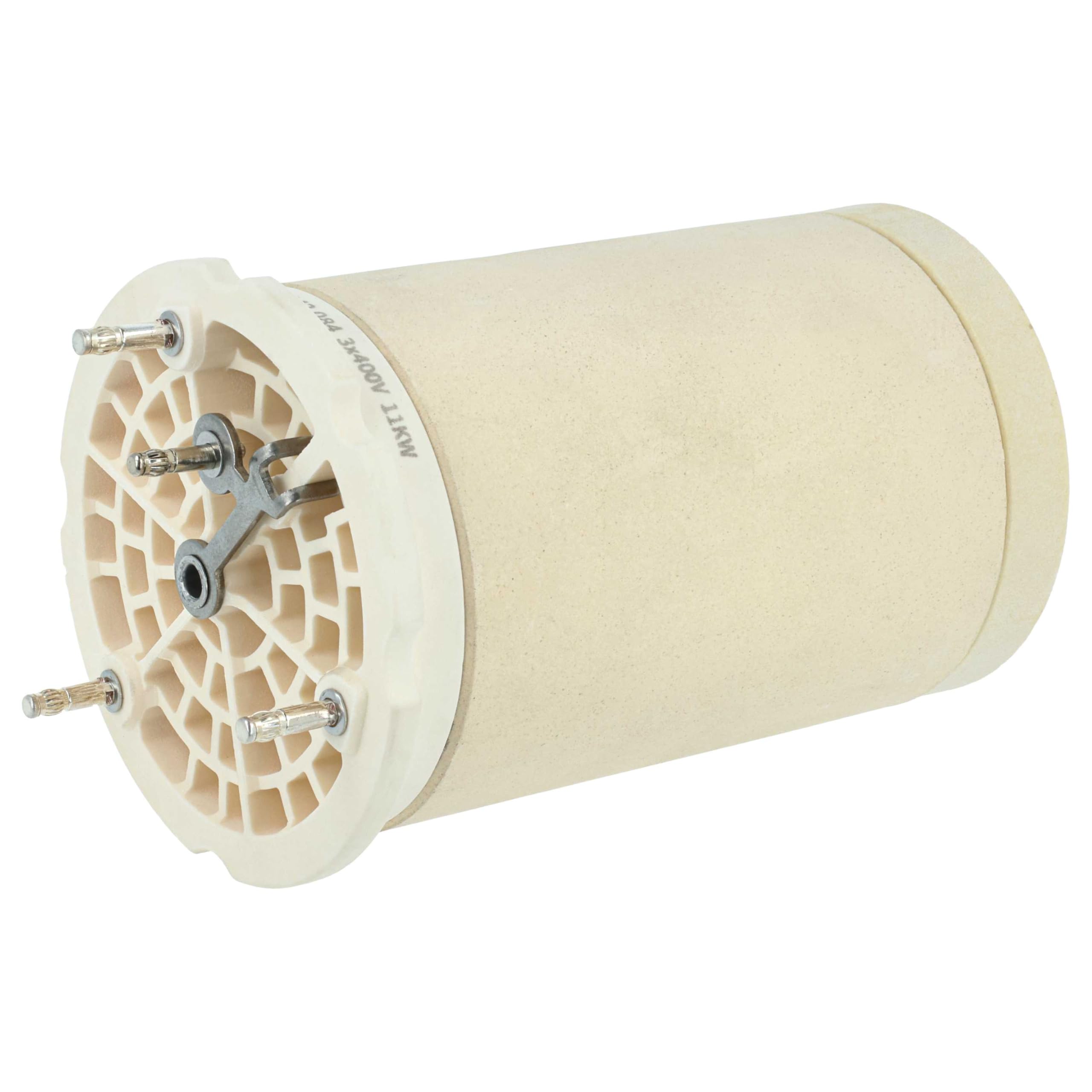 vhbw Element grzejny zamiennik do pistoletu spawalniczego Leister 142.084 - 11000 W, ceramiczny rdzeń grzewczy, 8,4 x 15,6 cm